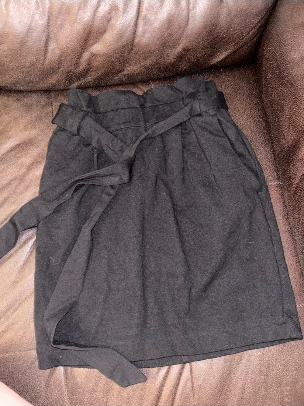 Dynamite -  Classic Black Waist Skirt with Tie